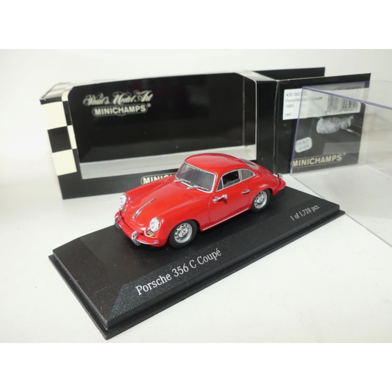PORSCHE 356 C COUPE 1965 Rouge MINICHAMPS 1:43