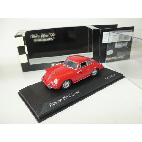PORSCHE 356 C COUPE 1965 Rouge MINICHAMPS 1:43