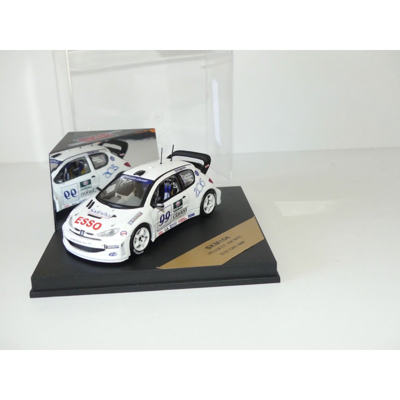 PEUGEOT 206 WRC TEST CAR RALLYE VITESSE SKM104 1:43