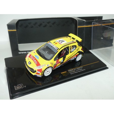 PEUGEOT 207 S2000 RALLYE D YPRES 2010 T. NEUVILLE IXO RAM437 1:43 