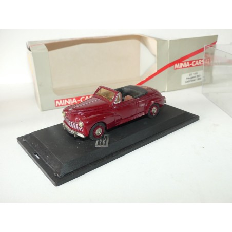 PEUGEOT 203 CABRIOLET 1955 Bordeaux MINIA-CARS 43 1:43 