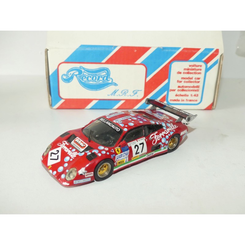 FERRARI 512 BB N°27 Le Mans 1984 KIT Monté RECORD M.R.F. 1:43
