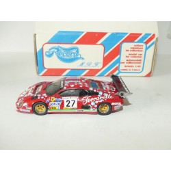 FERRARI 512 BB N°27 Le Mans 1984 KIT Monté RECORD M.R.F. 1:43