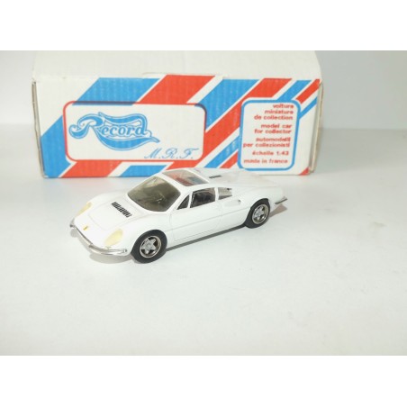 FERRARI 365 P 2ème VERSION PININFARINA 1966 Blanc KIT Monté RECORD M.R.F. 1:43