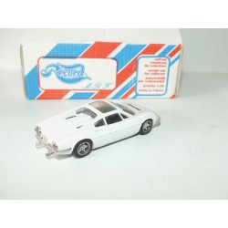 FERRARI 365 P 2ème VERSION PININFARINA 1966 Blanc KIT Monté RECORD M.R.F. 1:43