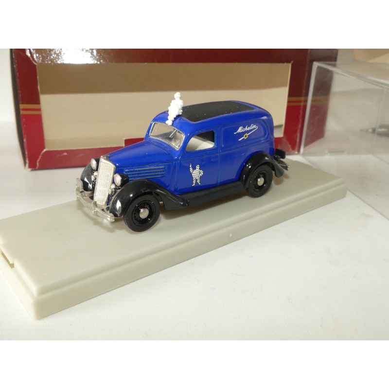 FORD FOURGONNETTE Bleu 1935 MICHELIN REXTOYS 1:43