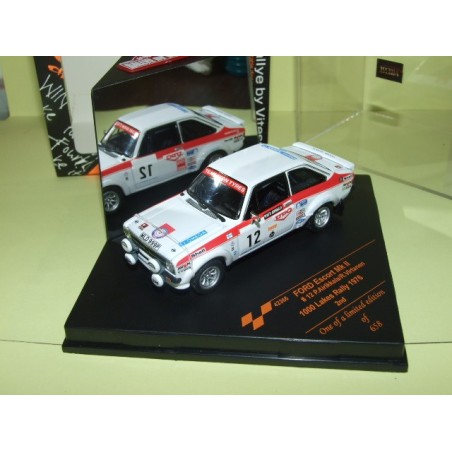 FORD ESCORT MK II RALLYE DES 1000 LACS 1976 P. AIRIKKALA VITESSE 42366 1:43 2Ã¨me