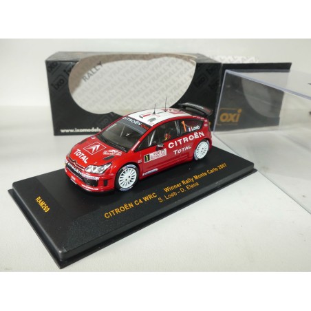 CITROEN C4 WRC RALLYE DE MONTE CARLO 2007 S. LOEB IXO RAM269 1:43