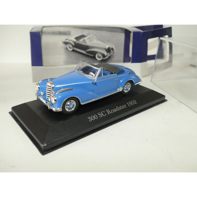 MERCEDES 300 SC ROADSTER 1952 Bleu ATLAS 1:43