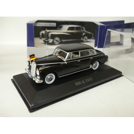 MERCEDES 300 D PRESIDENTIELLE 1957 Noir ATLAS 1:43