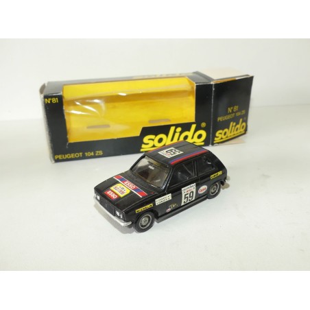 PEUGEOT 104 ZS RALLYE D ANTIBE PAGANI SOLIDO 1:43