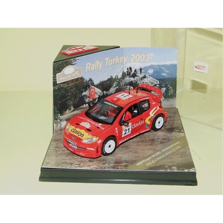 PEUGEOT 206 WRC RALLYE DE TURQUIE 2003 G. PANIZZI VITESSE 43006 1:43 5ème