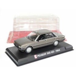 PEUGEOT 505 GTi 1984 Gris Foncé AUTO PLUS 1:43
