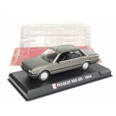 PEUGEOT 505 GTi 1984 Gris FoncÃ© AUTO PLUS 1:43