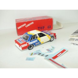 PEUGEOT 505 PRODUCTION ESSO N°9 1981 A.C. VERNEY TOP 43 1:43 incomplet