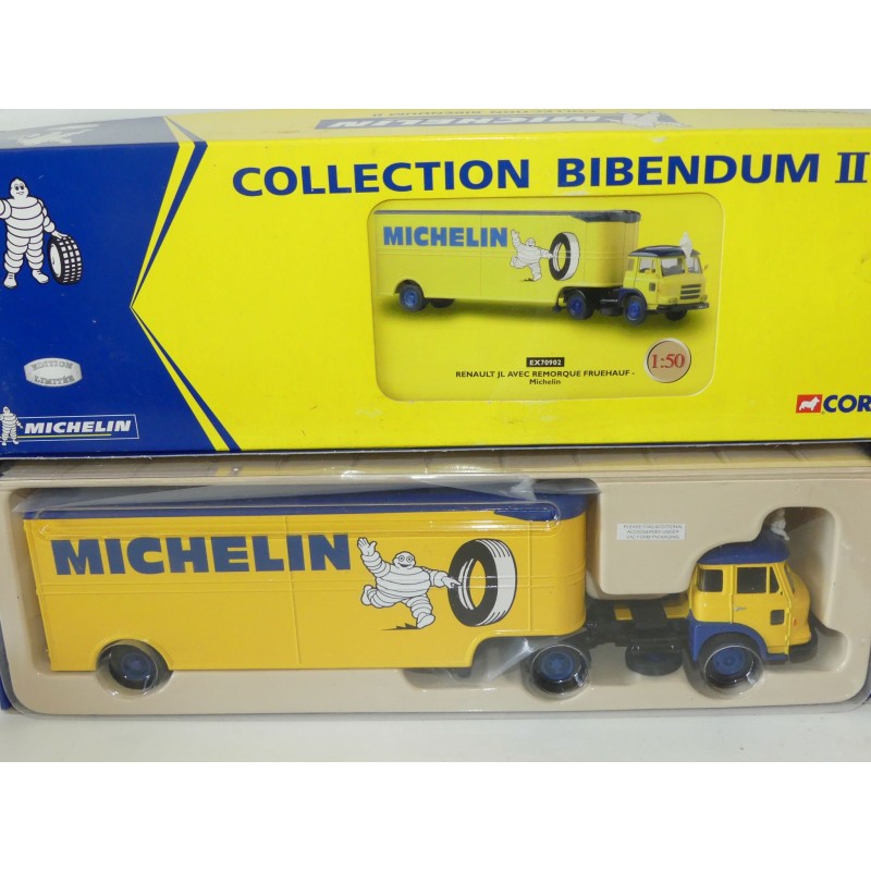 RENAULT JL AVEC REMORQUE MICHELIN CORGI 70902 1:50 imperfection