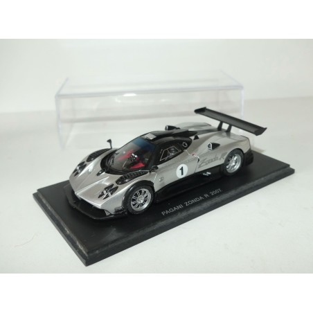 PAGANI ZONDA R 2007 Gris SPARK 1:43