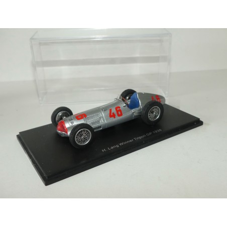 MERCEDES W154 N°46 GP DE TRIPOLI 1938 H. LANG SPARK S1032 1:43