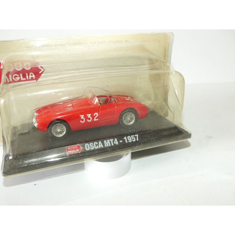 OSCA MT4 N°332 1000 MIGLIA 1957 PRESSE 1:43 sous blister