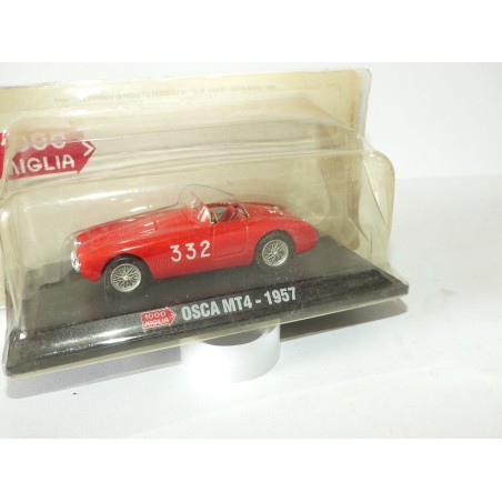 OSCA MT4 N°332 1000 MIGLIA 1957 PRESSE 1:43 sous blister