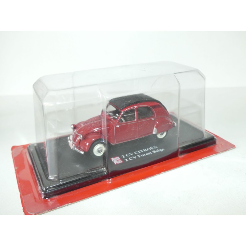 CITROEN 2CV N°099 FOREST BELGE Bordeaux AUTO PLUS 1:43