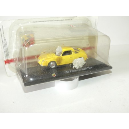 ABARTH 750 RECORD MONZA 1958 Jaune PRESSE 1:43 sous blister