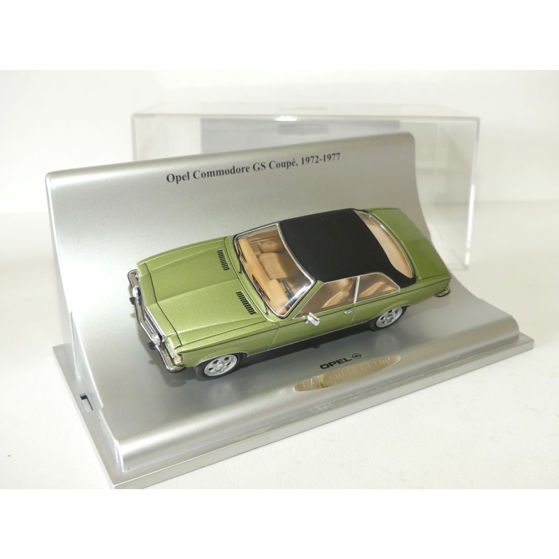OPEL COMMODORE GS COUPE 1972-1977 Vert et Noir SCHUCO 1:43