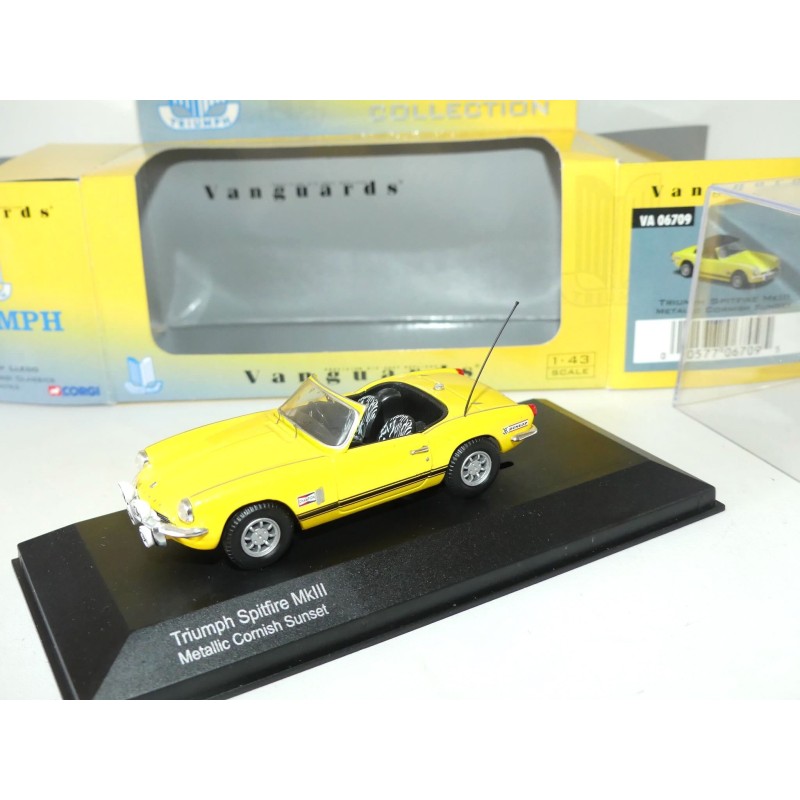 TRIUMPH SPITFIRE MKIII Jaune VANGUARDS VA06709 1:43