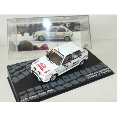CITROEN VISA 1000 PISTES RALLYE MONTE CARLO 1985 ANDRUET ALTAYA 1:43