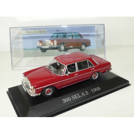 MERCEDES 300 SEL 6.3 1968 Rouge ALTAYA 1:43
