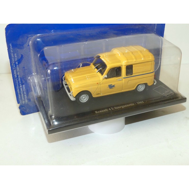 RENAULT 4 FOURGONNETTE 1962 PTT LA POSTE UNIVERSAL HOBBIES 1:43 blister