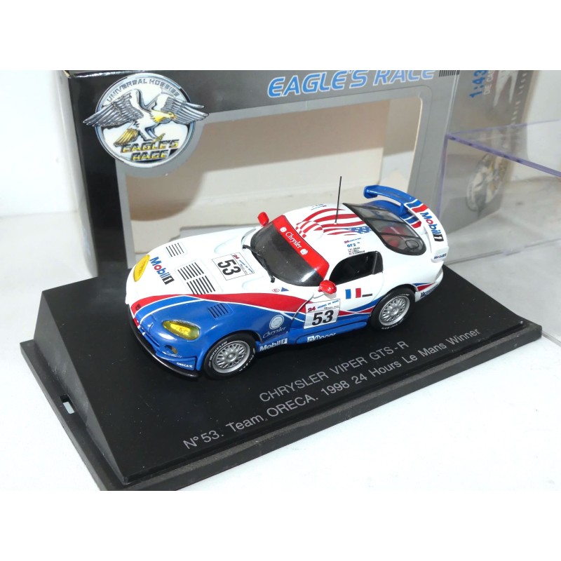 DODGE VIPER GTS N°53 LE MANS 1998 UNIVERSAL HOBBIES 1:43