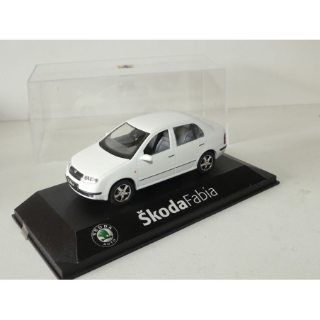SKODA FABIA I Phase 1 5 Portes Blanc ABREX 1:43