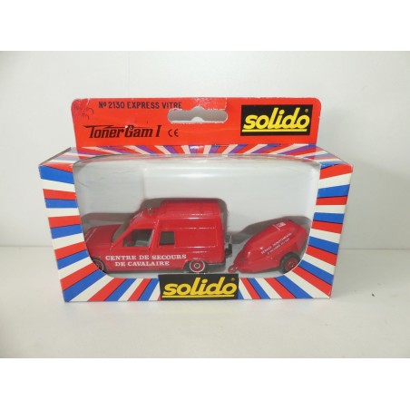 RENAULT EXPRESS POMPIERS CAVALAIRE avec Remorque SOLIDO 1:43