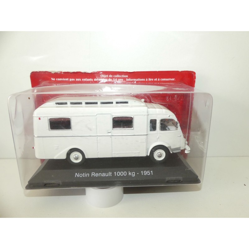 CAMPING CAR NOTIN RENAULT 1000 Kg 1951 IXO PRESSE 1:43