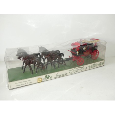 CALECHE MAIL LONDON Poste COACH 1784 BRUMM HISTORICAL 1:43