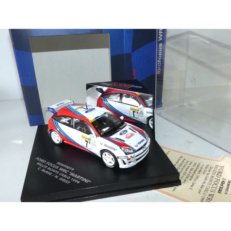 FORD FOCUS WRC RALLYE MONTE CARLO 1999 C. McRAE VITESSE SKM99019 1:43