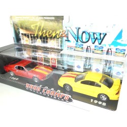 FORD MUSTANG BOSS 302 1969 ET 1998 COFFRET ROAD CHAMPS 1:43