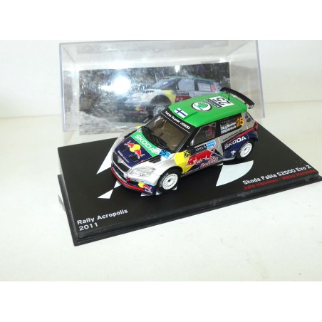 SKODA FABIA S2000 EVO2 RALLYE D'ACROPOLE 2011 J. HANNINEN ALTAYA 1:43 8Ã¨me