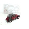 CITROEN 2CV N°003 CHARLESTON 1980 Bordeaux et Noir NOREV 1:43 coque