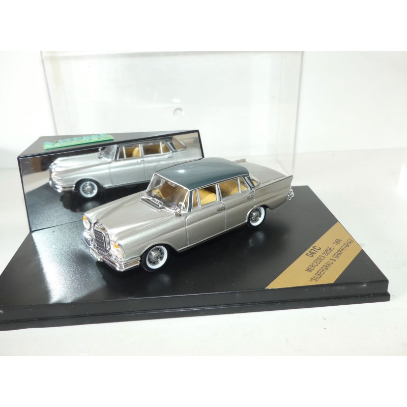 MERCEDES 220 SE 1959 Gris Clair et Gris VITESSE 047C 1:43