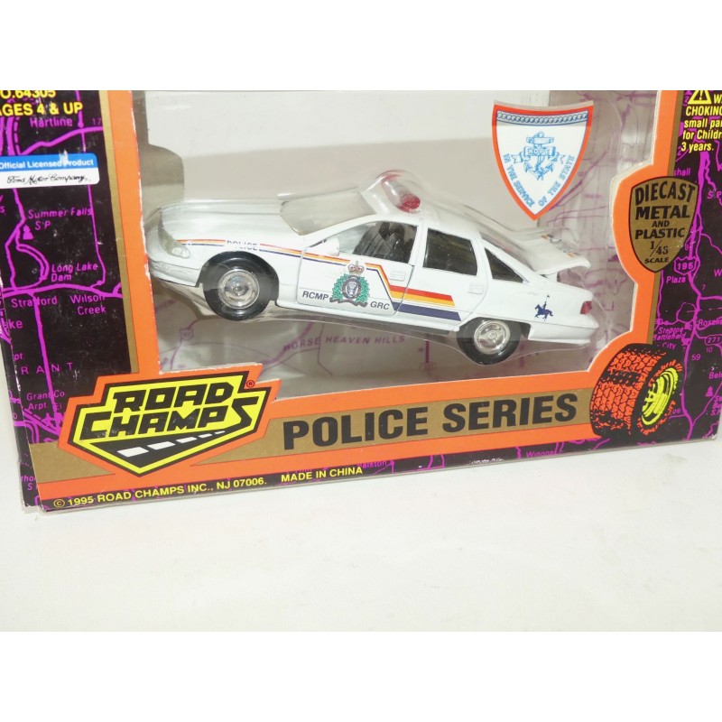 CHEVROLET POLICE RCMP GRC ROAD CHAMPS 1:43