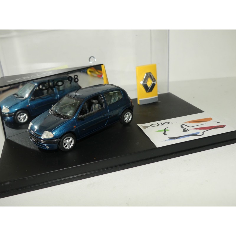 RENAULT CLIO II Phase 1 3 Portes Bleu VITESSE 1:43
