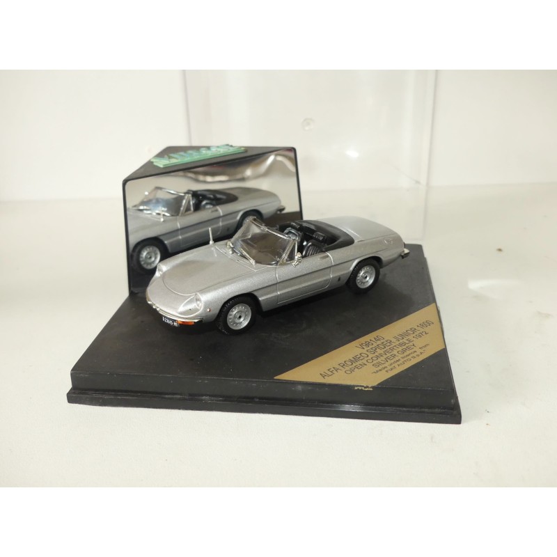 ALFA ROMEO SPIDER 1300 JUNIOR CABRIOLET 1972 Gris VITESSE V98140 1:43