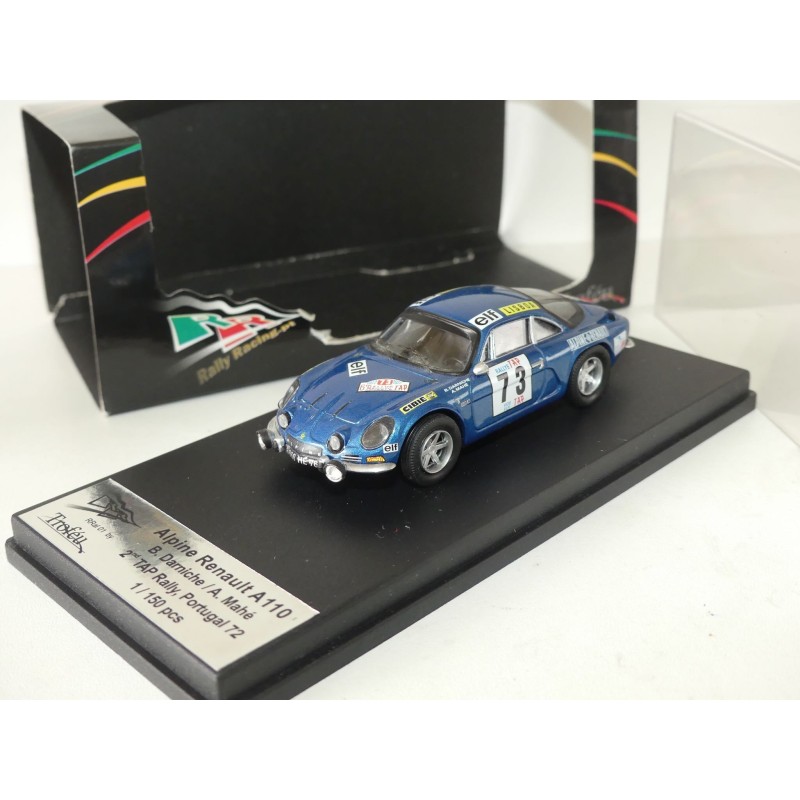 copy of RENAULT ALPINE A110 1600S RALLYE DU PORTUGAL TAP 1971 NICOLAS TROFEU 804 1:43 1er