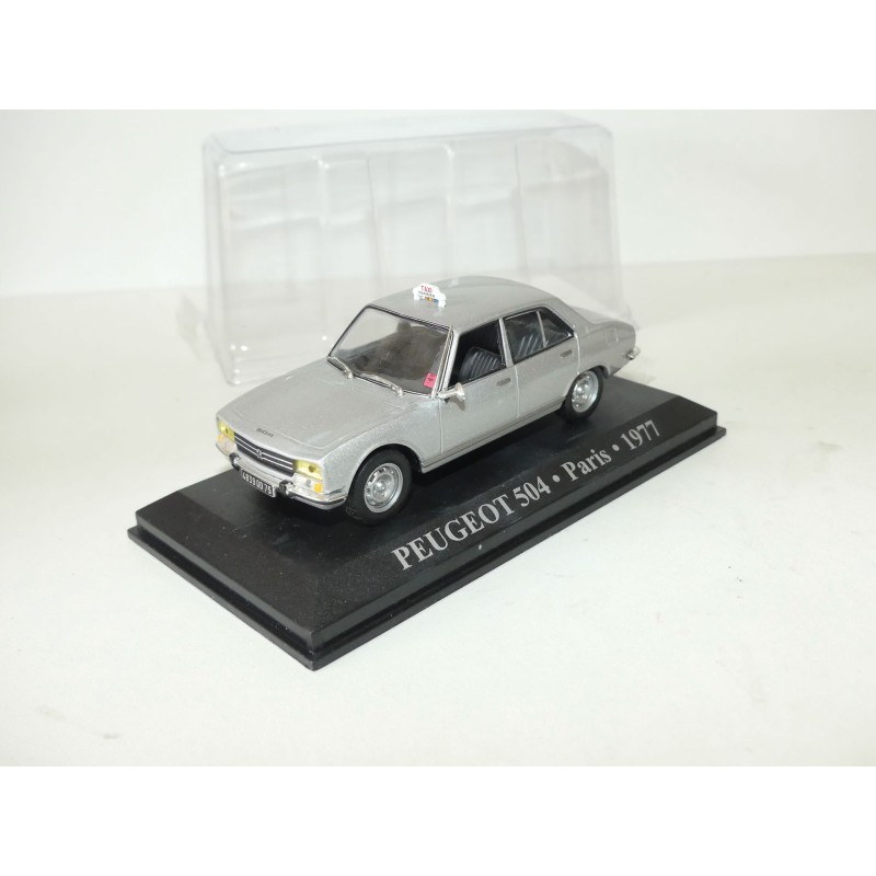 PEUGEOT 504 TAXI PARISIEN Gris ALTAYA 1:43