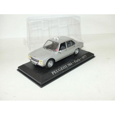 PEUGEOT 504 TAXI PARISIEN Gris ALTAYA 1:43