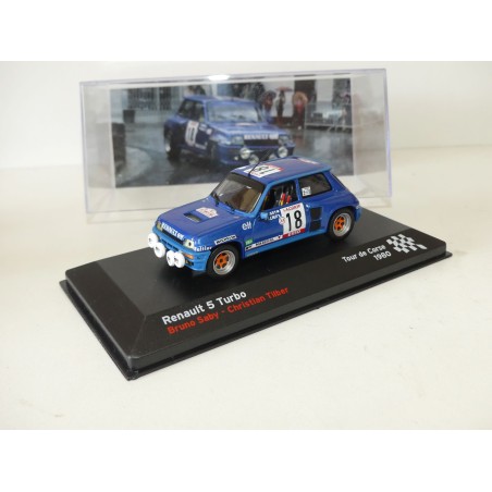 RENAULT 5 TURBO RALLYE TOUR DE CORSE AUTO 1980 B. SABY ALTAYA 1:43 4Ã¨me 