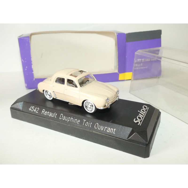 RENAULT DAUPHINE TOIT OUVRANT Beige SOLIDO 1:43