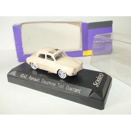 RENAULT DAUPHINE TOIT OUVRANT Beige SOLIDO 1:43